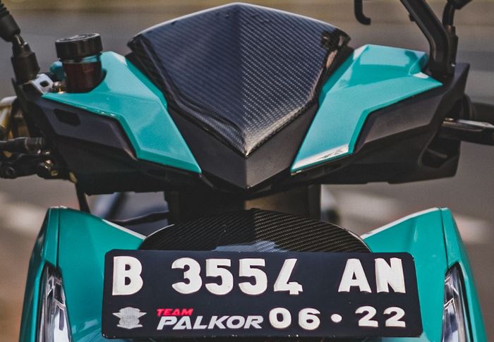 Honda Vario 150 berlapis karbon kevlar dibeberapa part