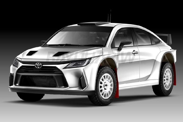 Digital modifikasi Toyota Vios baru tampil beringas jadi mobil balap rally