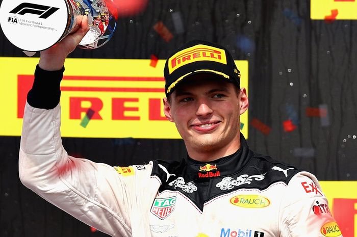 Finish kedua di F1 Amerika, ini podium kedelapan Max Verstappen di musim 2018