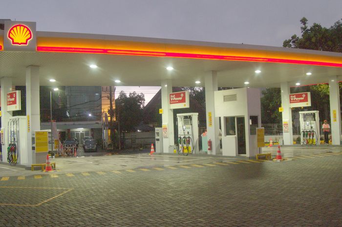 Ilustrasi SPBU Shell di Jalan Kawi, Malang