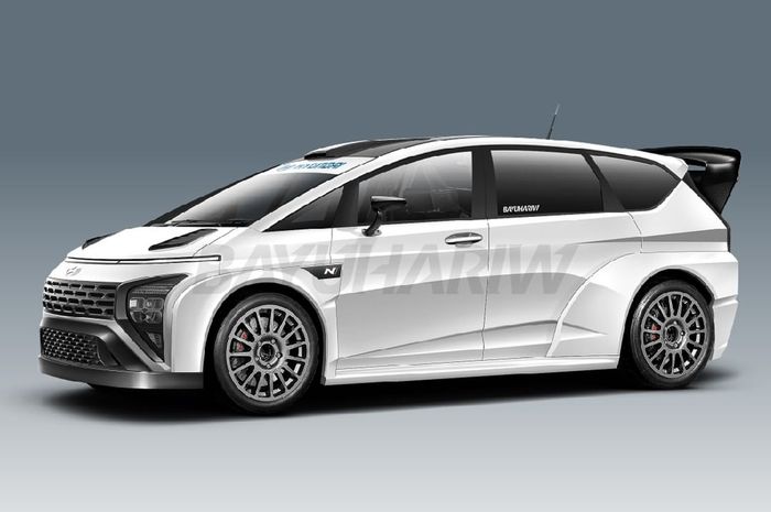 Digital modifikasi Hyundai Stargazer dandan sangar ala mobil balap rally