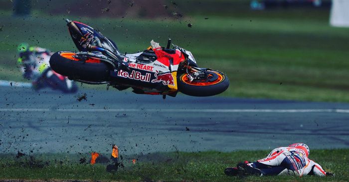 Tahun 2016 lalu, Marc Marquez tidak terlalu beruntung di sirkuit Phillip Island, Australia