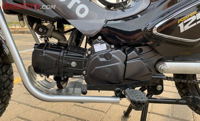 Mesin WMoto Porter 125 sudah injeksi, transmisi 4 percepatan