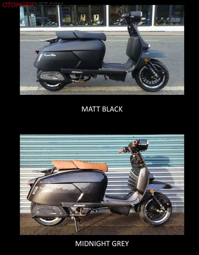 Pilihan warna Royal Alloy, ini Matt Black dan Midnight Grey