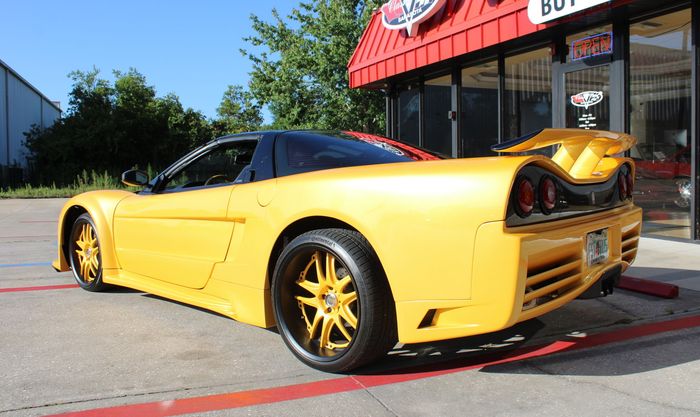 Tampilan belakang Honda NSX lawas didesain sangat berbeda