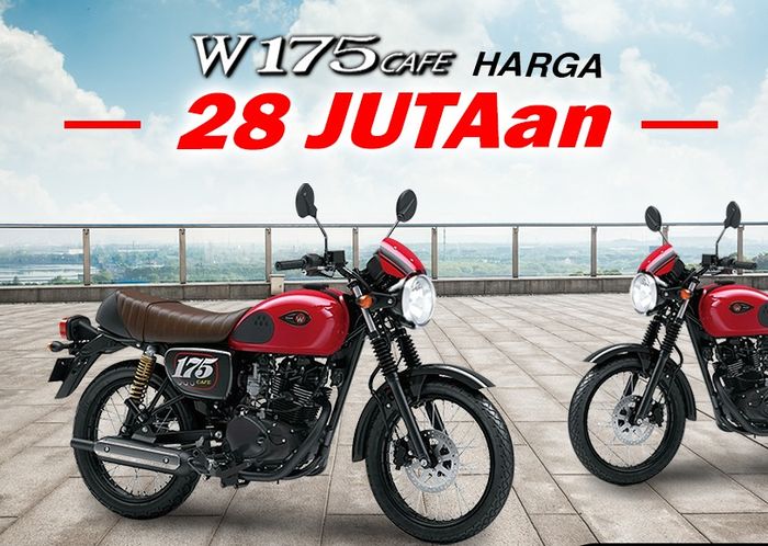 Diskon W175 Cafe di dealer Kawasaki Matahari