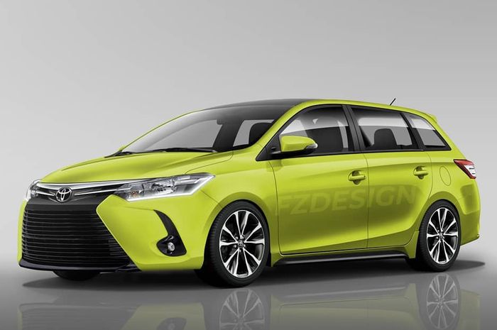 Modifikasi Toyota Vios bentuk station wagon kreasi @fzdesign.id