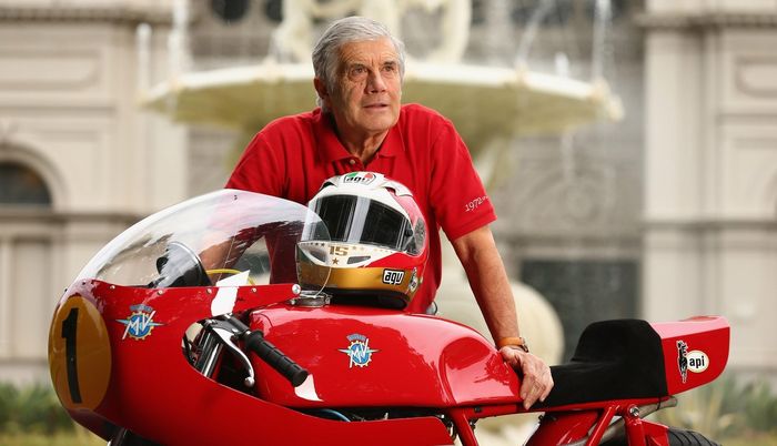 Giacomo Agostini salah satu legenda MotoGP.