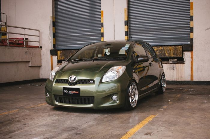 Toyota Yaris Bakpao Dimodif Simpel, Berjubah Hijau Tua Jadi Lebih