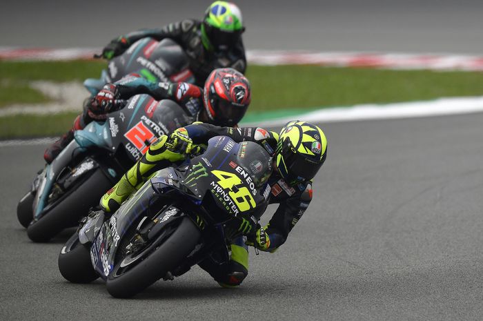 Valentino Rossi bersaing ketat dengan Fabio Quartararo di MotoGP Malaysia 2019. Tahun depan keduanya bertukar tim