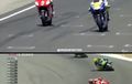Video Teknik Salip Pembalap yang Dipakai Marc Marquez Contek Valentino Rossi