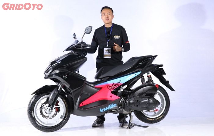 Best Daily Use Aerox Customaxi Yamaha seri Bandung 2019 bersama owner