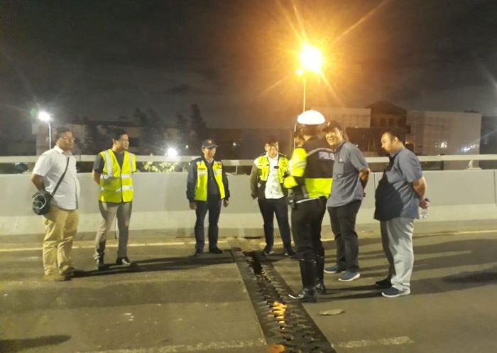 Flyover Cengkareng sempat alami retak dan nyaris amblas