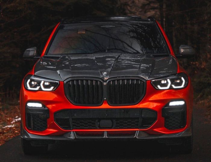 Tampilan depan modifikasi BMW X5 hasil garapan Larte Design asal Rusia