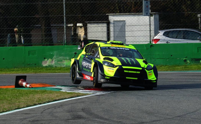 Ford Fiesta WRC +, mobil Valentino Rossi di Monza Rally Show 2018
