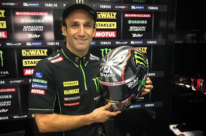 Johann Zarco harus jatuh bangun di latihan bebas kedua (FP2) MotoGP Malaysia di kondisi  hujan