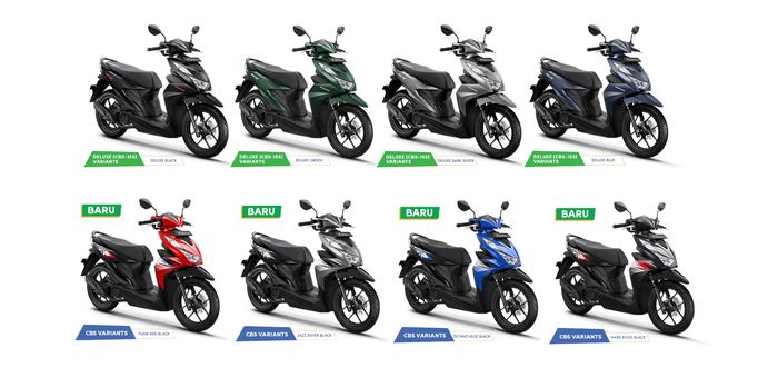 Pilihan warna Honda All New BeAT di Indonesia
