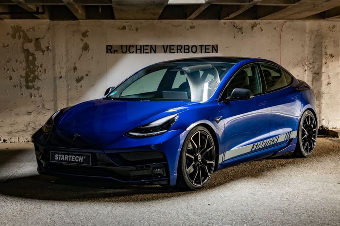 Modifikasi Tesla Model 3 hasil garapan tuner Jerman, Startech