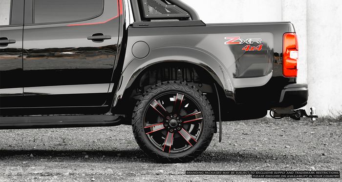 Modifikasi kembaran Chevrolet Colorado pakai pelek EVR ukuran 20 inci