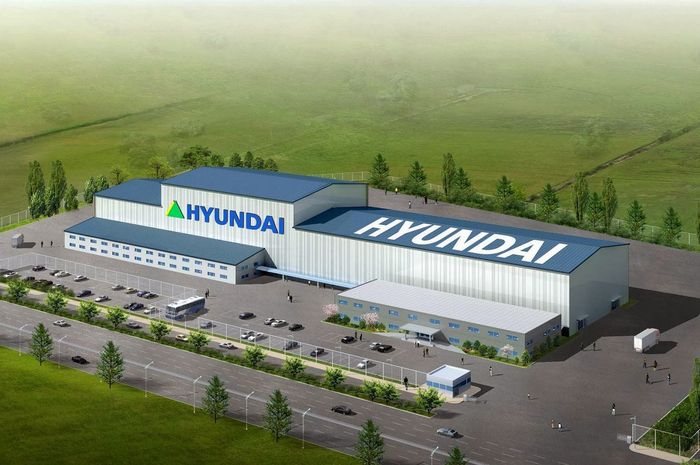 Ilustrasi pabrik perakitan Hyundai