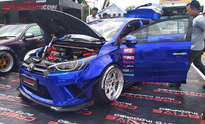 Yaris TRD tampil ekstrem dengan wide body kit