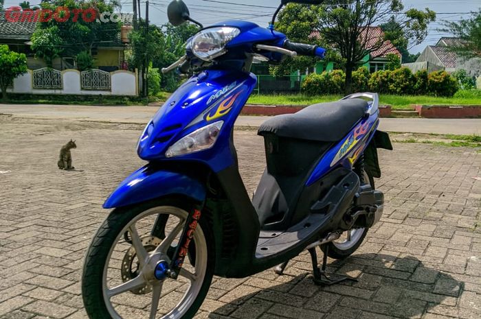 Restorasi Yamaha Mio Sporty dengan modifikasi simpel