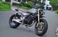 Kawasaki Ninja 250 Jadi Scrambler Ramping, Garpu Depan Comot ZX-10R