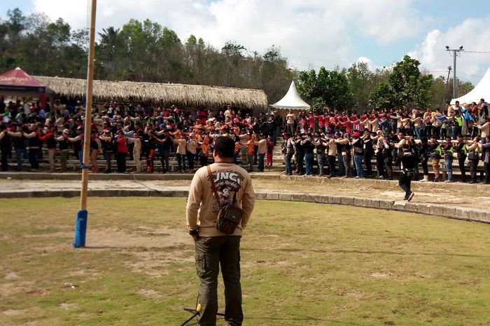 Yamaha NMAX Club Indonesia (YNCI) merayakan HUT Kemerdekaan Republik Indonesia ke-73