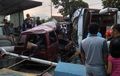 Olah TKP Sementara, Setir Bus Tak Berfungsi Saat Tabrak Isuzu Panther