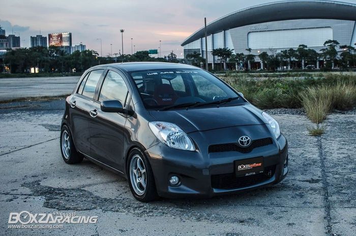 Modifikasi Toyota Yaris bakpao asal Thailand dengan tampilan sporty minimalis