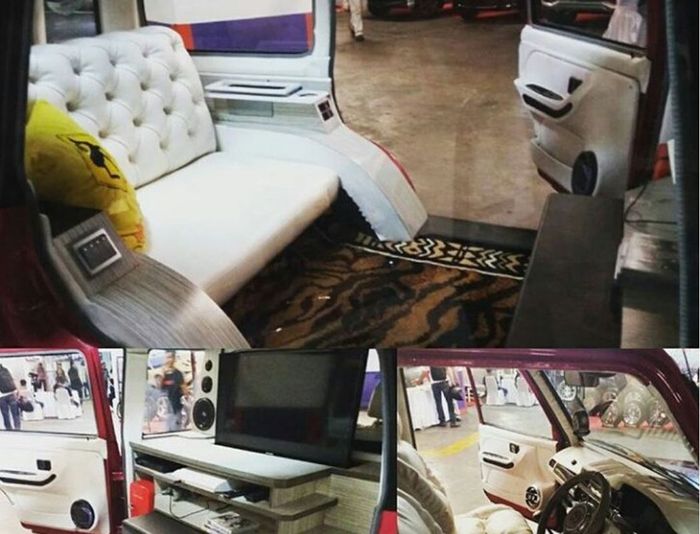 Tampilan kabin Toyota Kijang Grand Extra