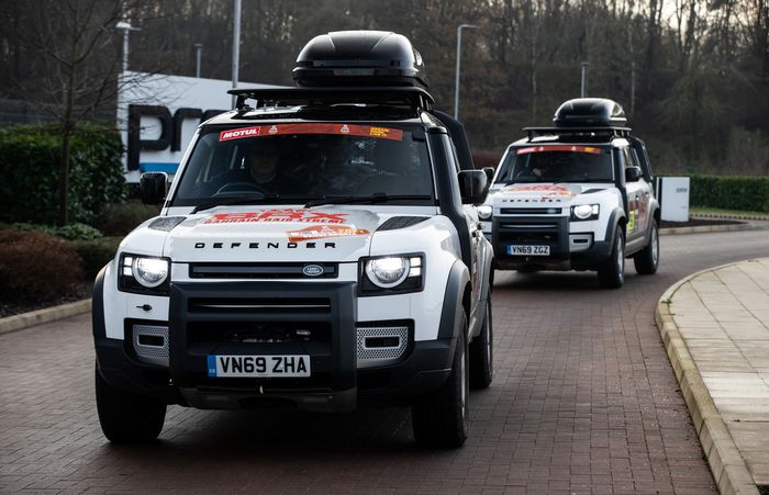 Land Rover Defender baru jadi support car Reli Dakar 2021
