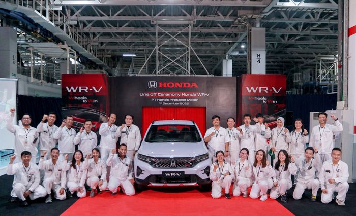 Honda WR-V siap dikirim ke dealer Honda di seluruh Indonesia
