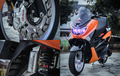 Modifikasi Yamaha NMAX Lama Ini Juga Sudah Upgrade Kaki-kaki  Simpel