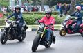 Riding Naik Motor Custom, Presiden Jokowi Langgar Aturan Lalu Lintas