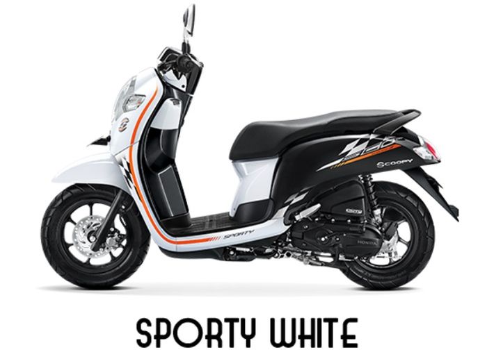 All New Scoopy Sporty White