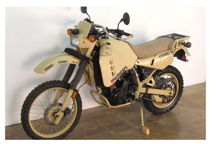 Kawasaki KLR650 bermesin diesel