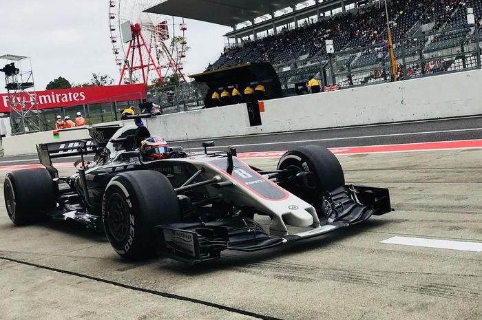 Dua pembalap tim Haas mendulang point di GP F1 Jepang, sementara tim Toro Rosso dan Renault pulang dengan tangan kosong