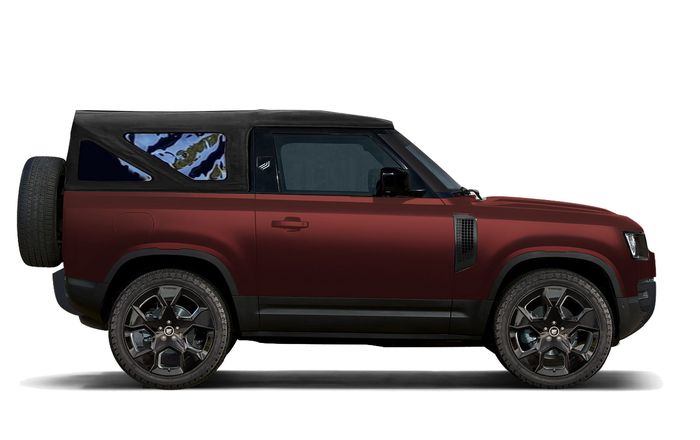 Modifikasi Land Rover Defender Valiance Convertible Kokkini Paralia