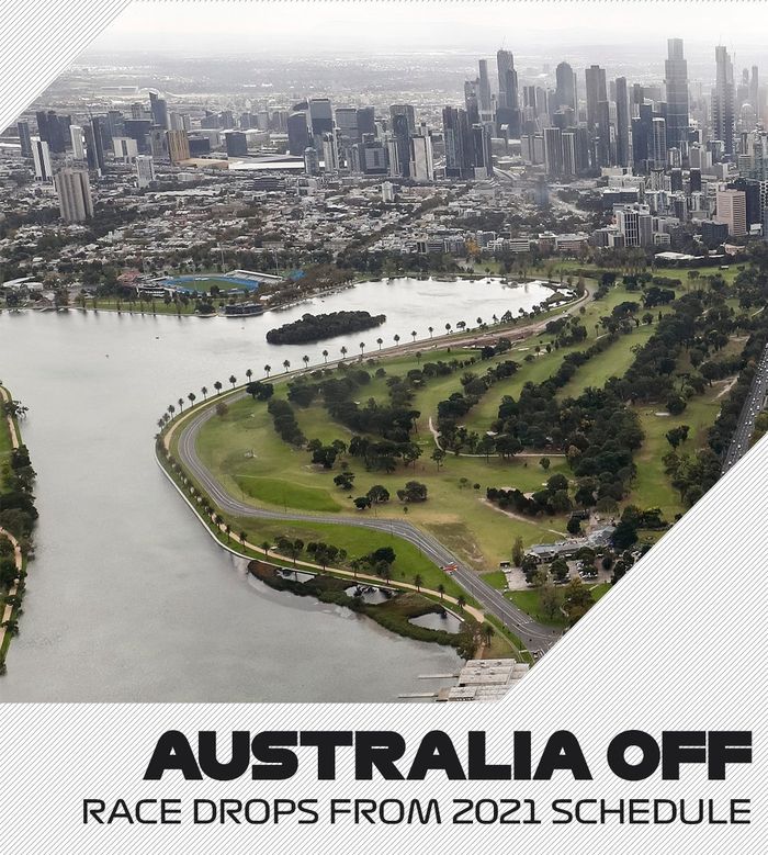 Formula 1 mengumumkan F1 Australia 2021 dicoret dari jadwal