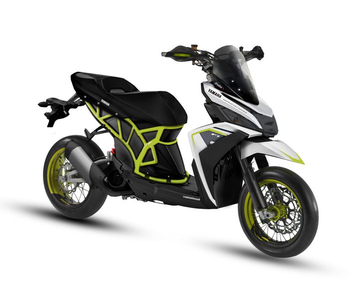 Modifikasi digital Yamaha Mio M3 karya Eldha.