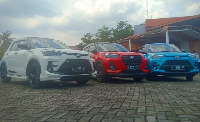 Deretan Toyota Raize dan Daihatsu Rocky milik komunitas RR-ID.