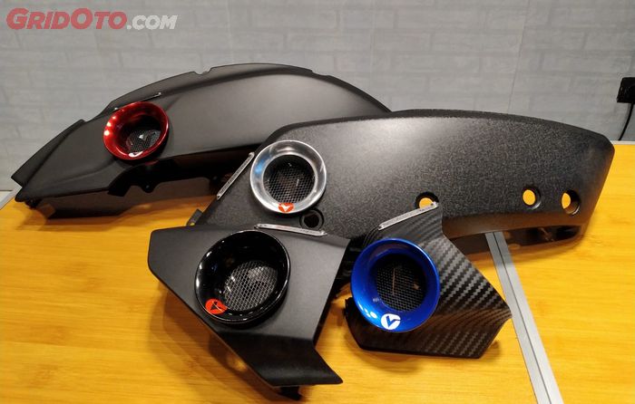 Berbagai Veloscope terpasang pada filter motor matic maxi family