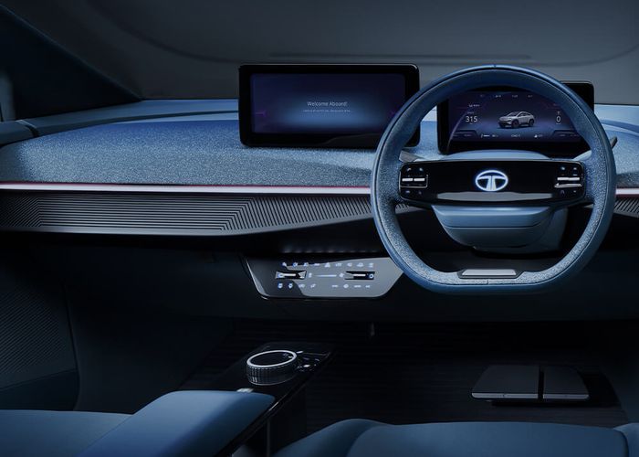 Interior Tata Curvv.