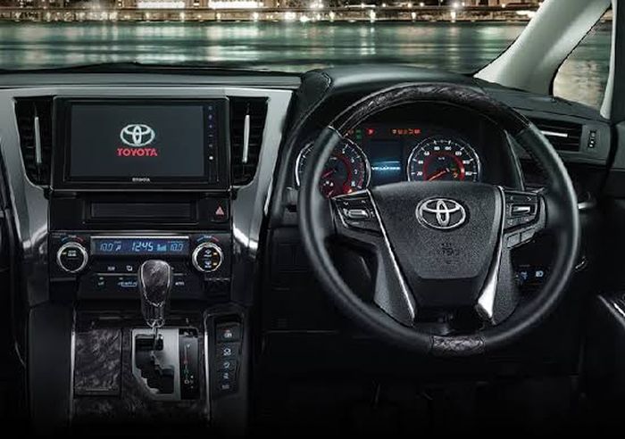 Ilustrasi interior Toyota Vellfire