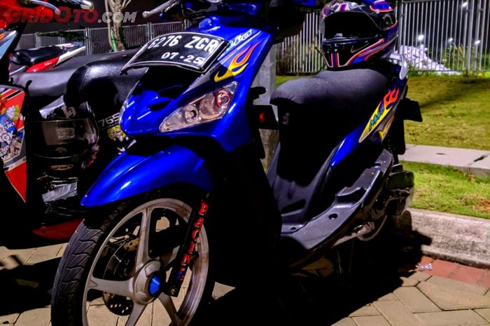 Restorasi Yamaha Mio Sporty bermesin sangar bore up segini