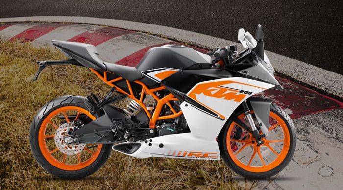 Warna KTM RC 200 yang beredar di Indonesia