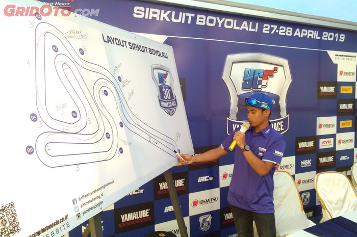 Galang Hendra hadir di Yamaha Cup Race 2019 Boyolali sebagai narasumber choaching clinic