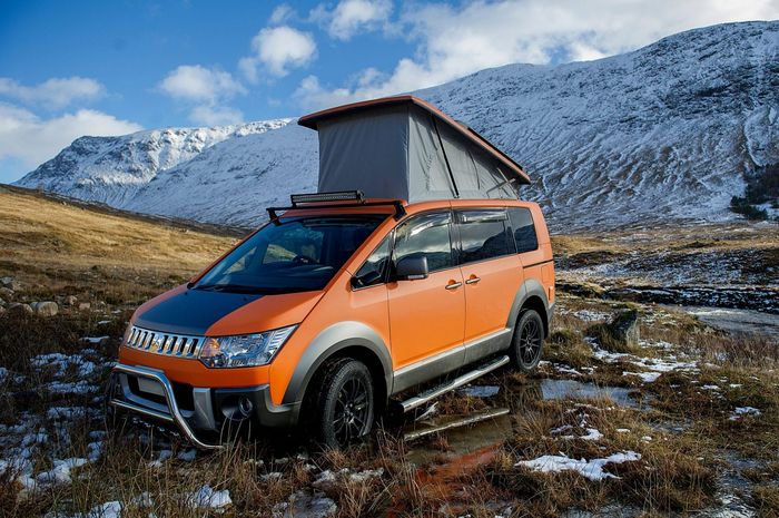 Modifikasi Mitsubishi Delica Camper Van