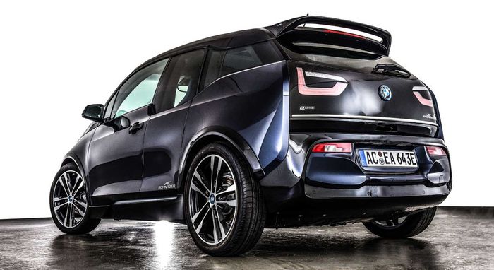 Tampilan spoiler depan BMW i3s hasil garapan AC Schnitzer